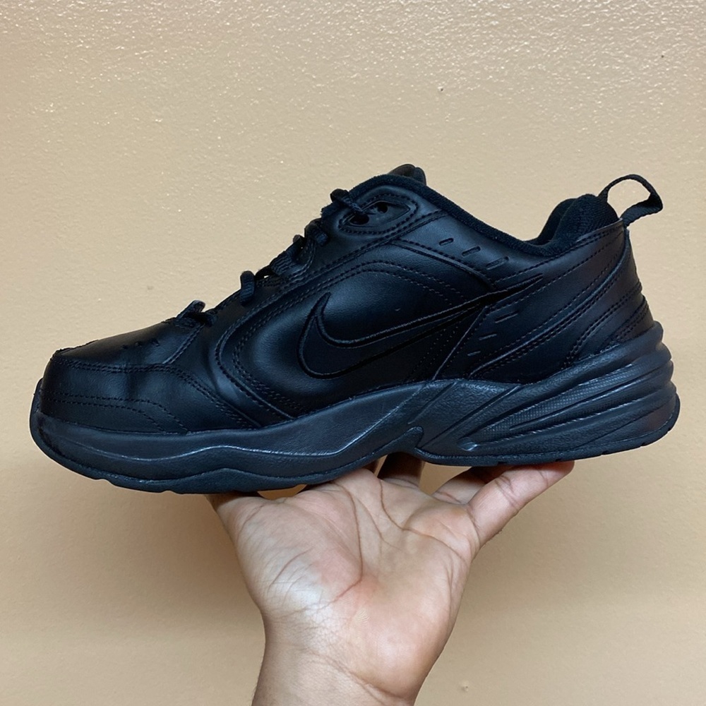 Nike Air Monarch IV “Black Metallic Silver” Size 9.5 Wide 416355-001 - Picture 5 of 17